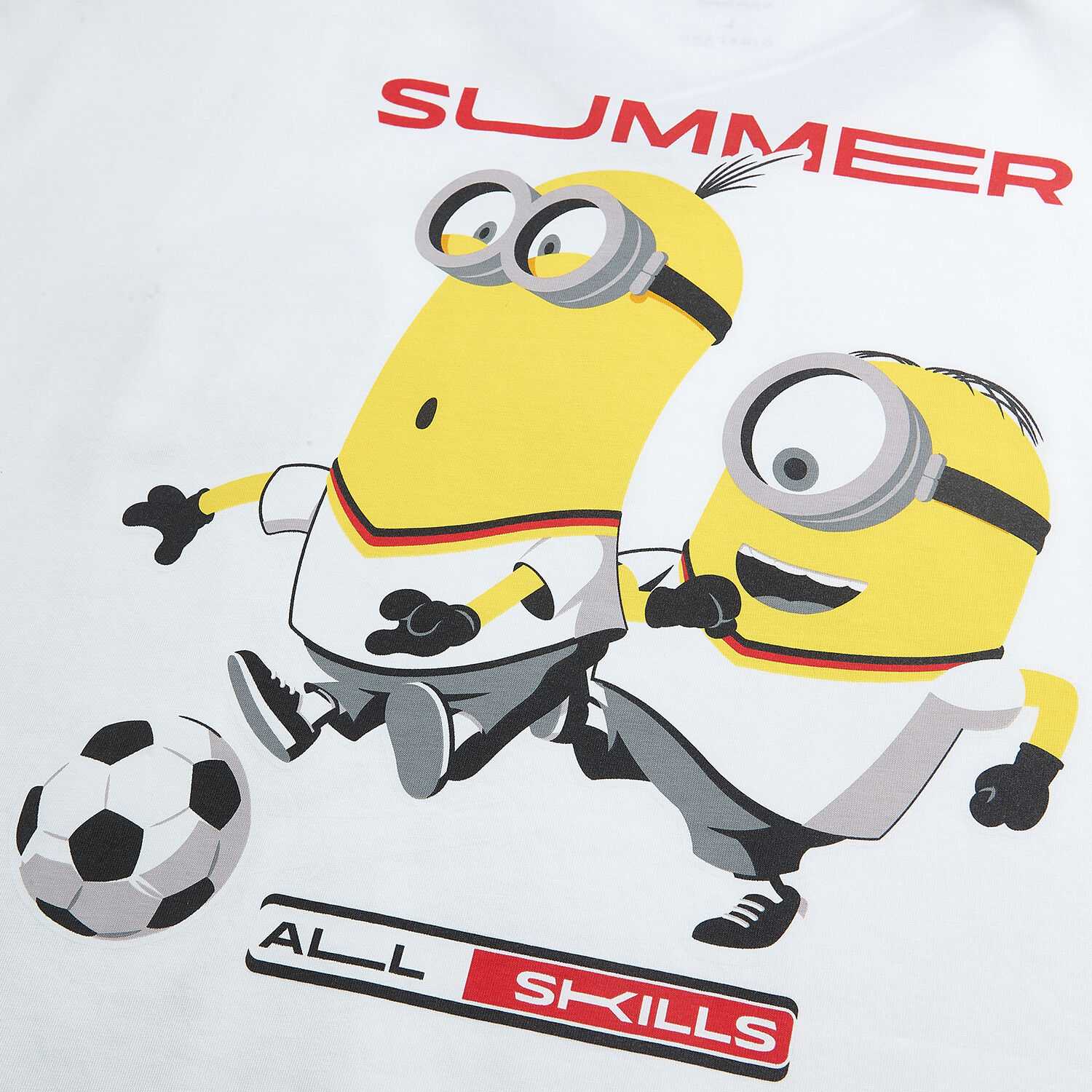 Men's Minions Relaxed V Neck Print Tee - Image 8