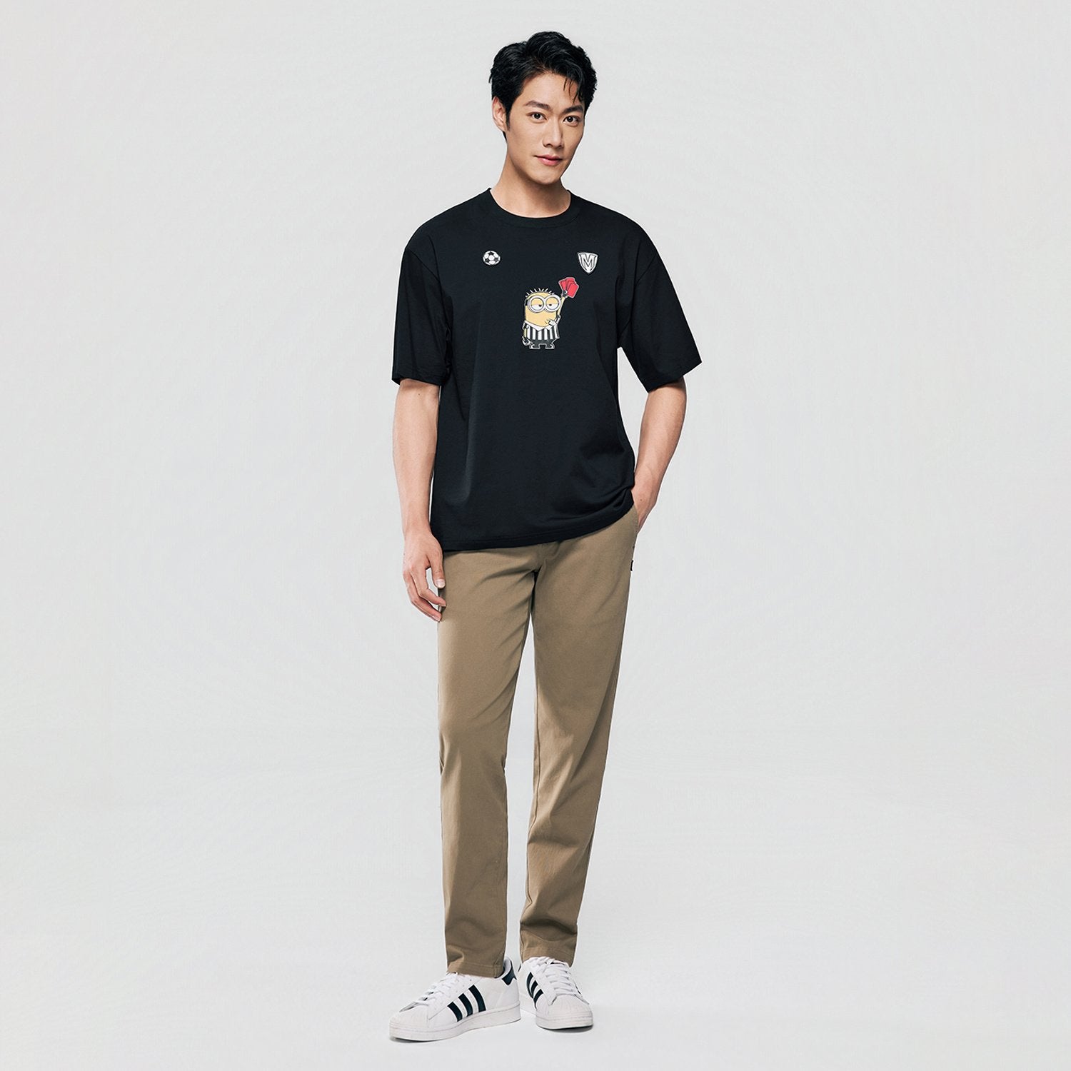 Men's Minions Relaxed Print Tee - Image 1