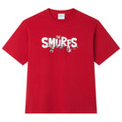 Men's Relaxed Fit Long Sleeve Smurfs Print Crew Neck Tee - Image 7