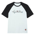 Men's Relaxed Fit Raglan Sleeve Smurfs Print Crew Neck Tee - Image 6