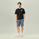 Men's Relaxed Fit Smurfs Print Crew Neck Tee - Image 1
