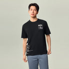 Men's Relaxed Fit Smurfs Print Crew Neck Tee - Image 5