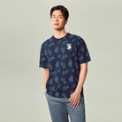 Men's  Relaxed Fit  Smurfs Print Crew Neck Tee - Image 2
