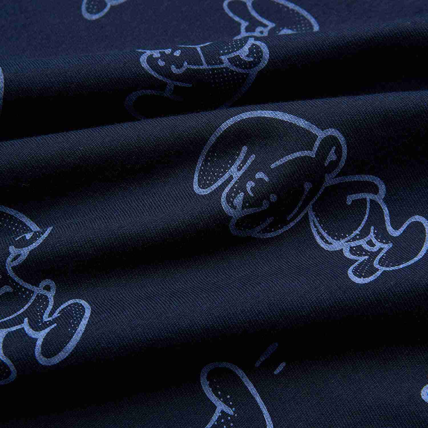 Men's  Relaxed Fit  Smurfs Print Crew Neck Tee - Image 10