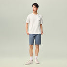 Men's Relaxed Fit Smurfs Pocket Print Crew Neck Tee - Image 1