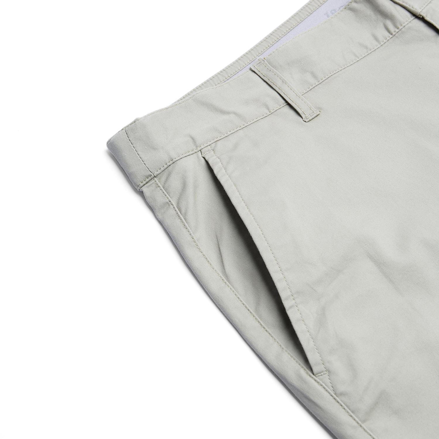 Men's Slim Twill Bermuda Shorts with Stretch Waist - Image 6