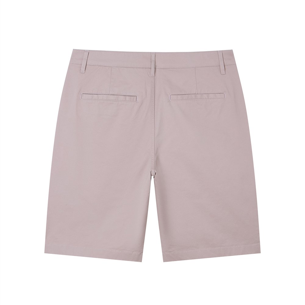 Men's Slim Twill Bermuda Shorts with Stretch Waist - Image 4