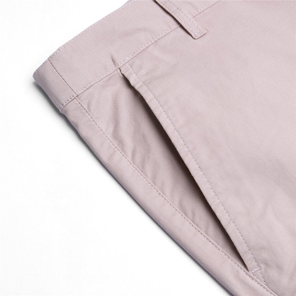 Men's Slim Twill Bermuda Shorts with Stretch Waist - Image 6
