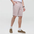 Men's Slim Twill Bermuda Shorts with Stretch Waist - Image 8