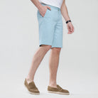 Men's Slim Twill Bermuda Shorts with Stretch Waist - Image 2