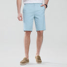 Men's Slim Twill Bermuda Shorts with Stretch Waist - Image 3