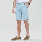 Men's Slim Twill Bermuda Shorts with Stretch Waist - Image 5