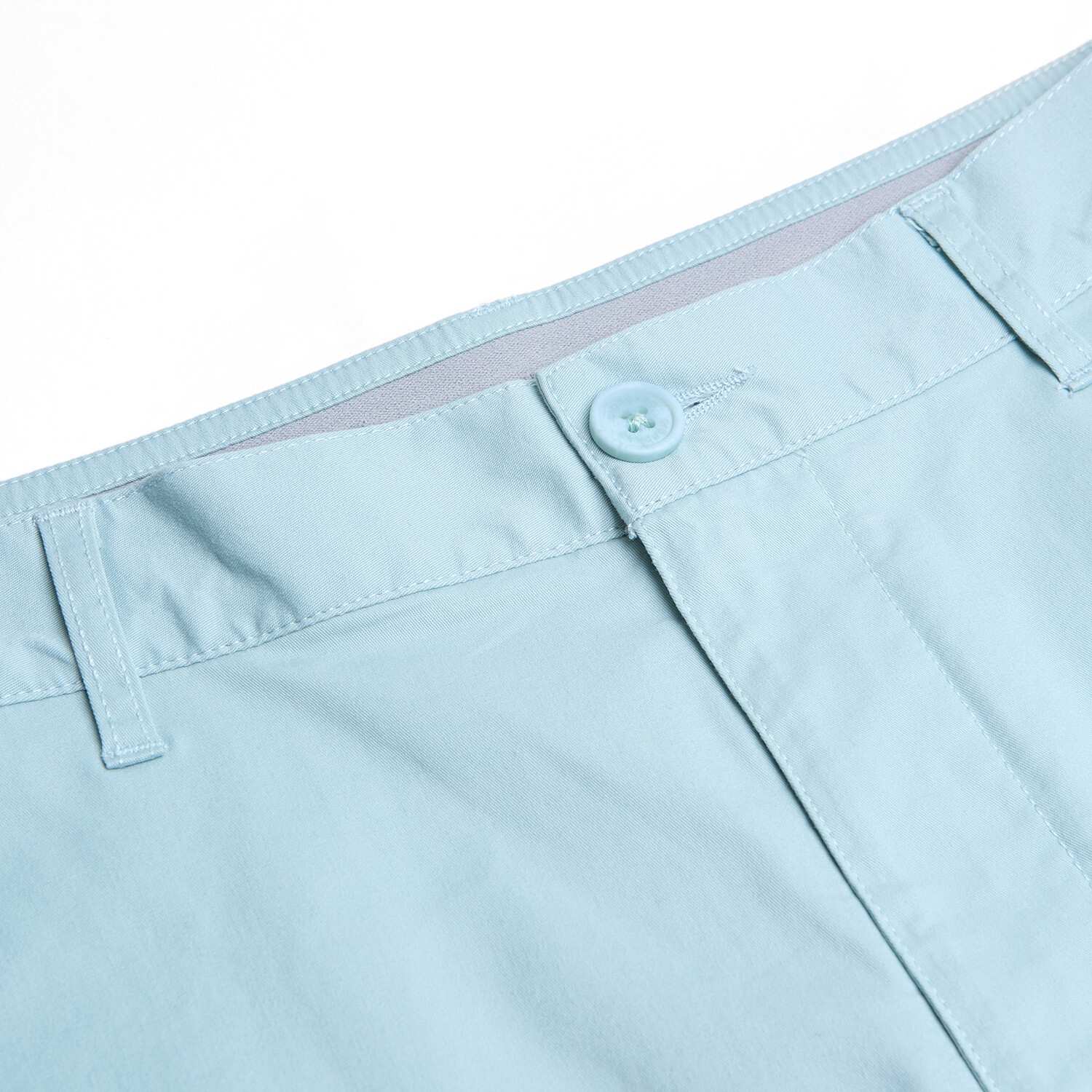 Men's Slim Twill Bermuda Shorts with Stretch Waist - Image 8