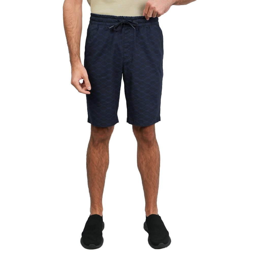 Men's Slim Twill Bermuda Elastic Waist Short - Image 1
