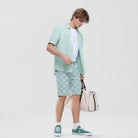 Men's Slim Twill Bermuda Elastic Waist Short - Image 1