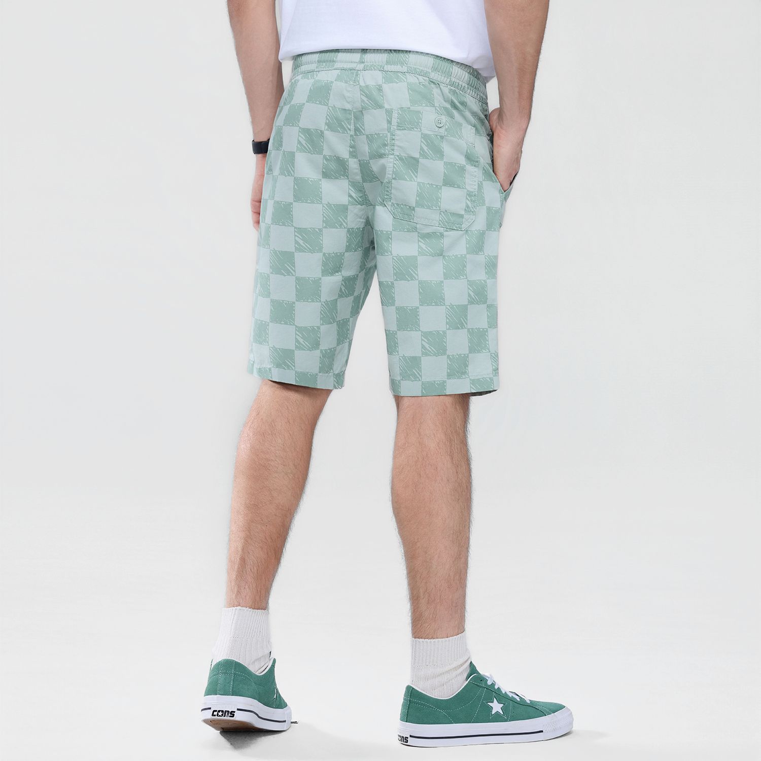 Men's Slim Twill Bermuda Elastic Waist Short - Image 4