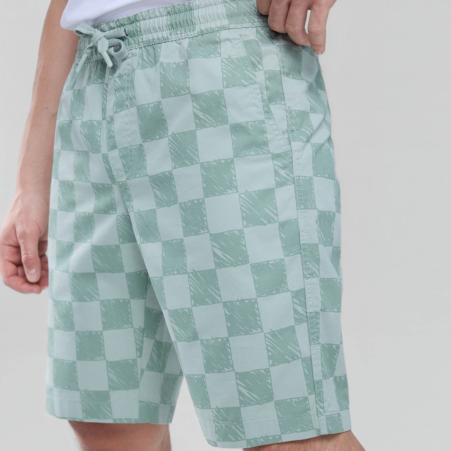 Men's Slim Twill Bermuda Elastic Waist Short - Image 5