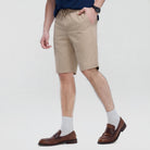 Men's Elastic Waist Slim  Bermuda Shorts - Image 2