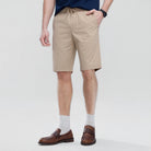 Men's Elastic Waist Slim  Bermuda Shorts - Image 3