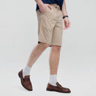 Men's Elastic Waist Slim  Bermuda Shorts - Image 4