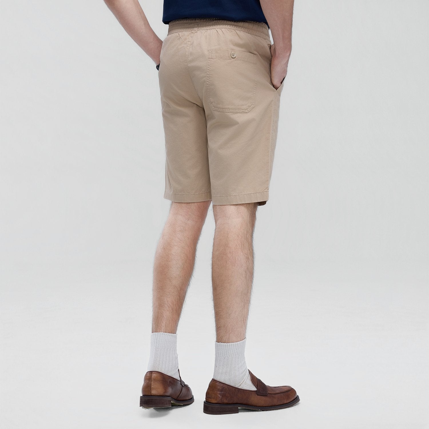 Men's Elastic Waist Slim  Bermuda Shorts - Image 5