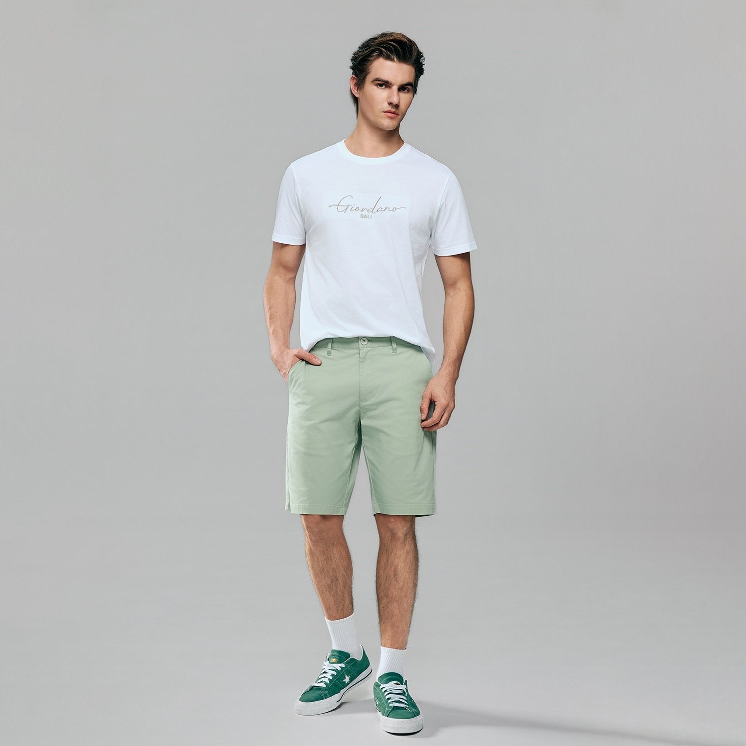 Men's Low Rise Slim Bermuda Shorts - Image 2