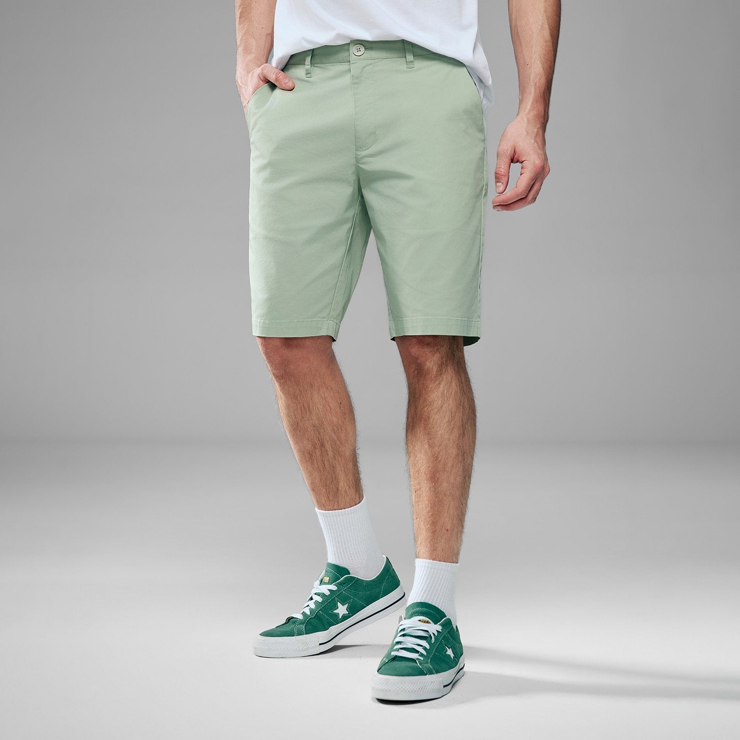 Men's Low Rise Slim Bermuda Shorts - Image 3