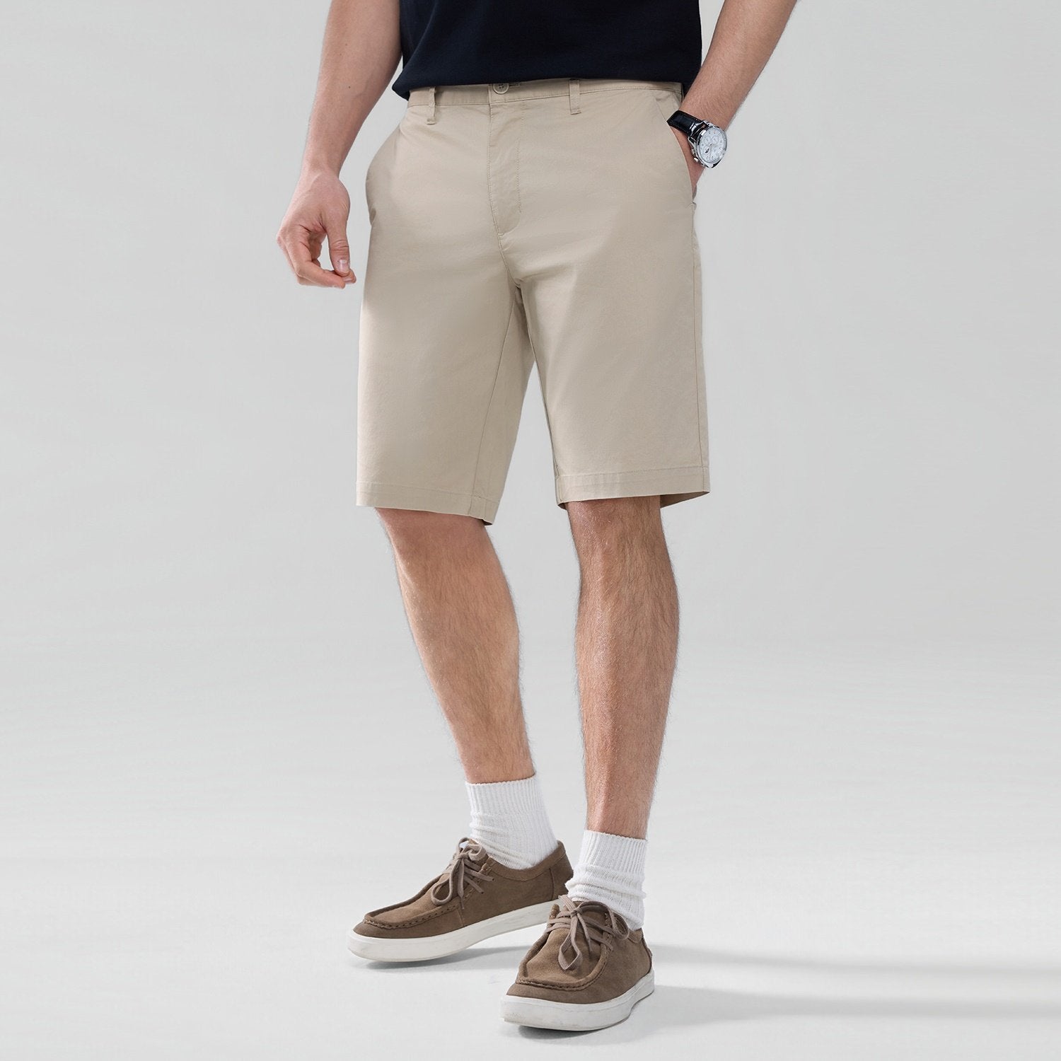 Men's Low Rise Slim Bermuda Shorts - Image 3