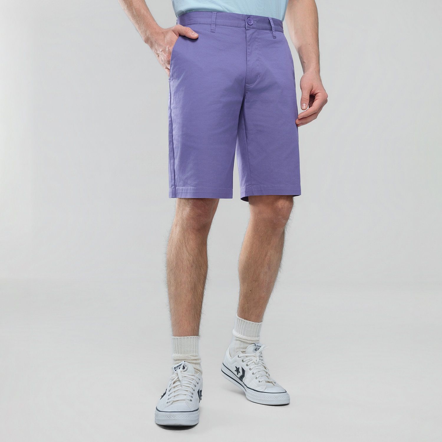 Men's Low Rise Slim Bermuda Shorts - Image 3