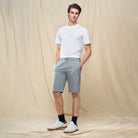 Men's Slim Linen Cotton Bermuda Shorts - Image 2