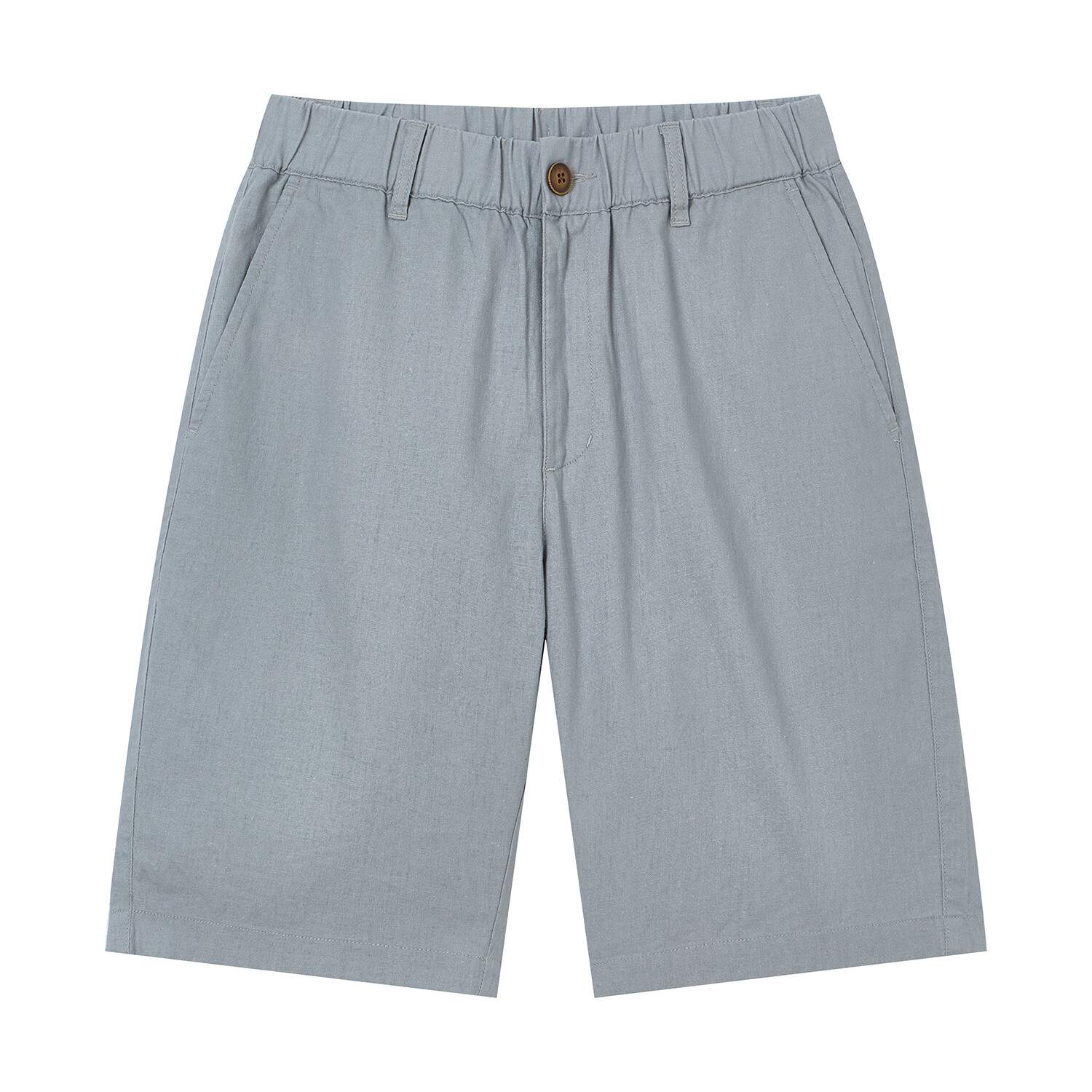 Men's Slim Linen Cotton Bermuda Shorts - Image 6