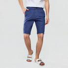 Men's Slim Linen Cotton Bermuda Shorts - Image 1