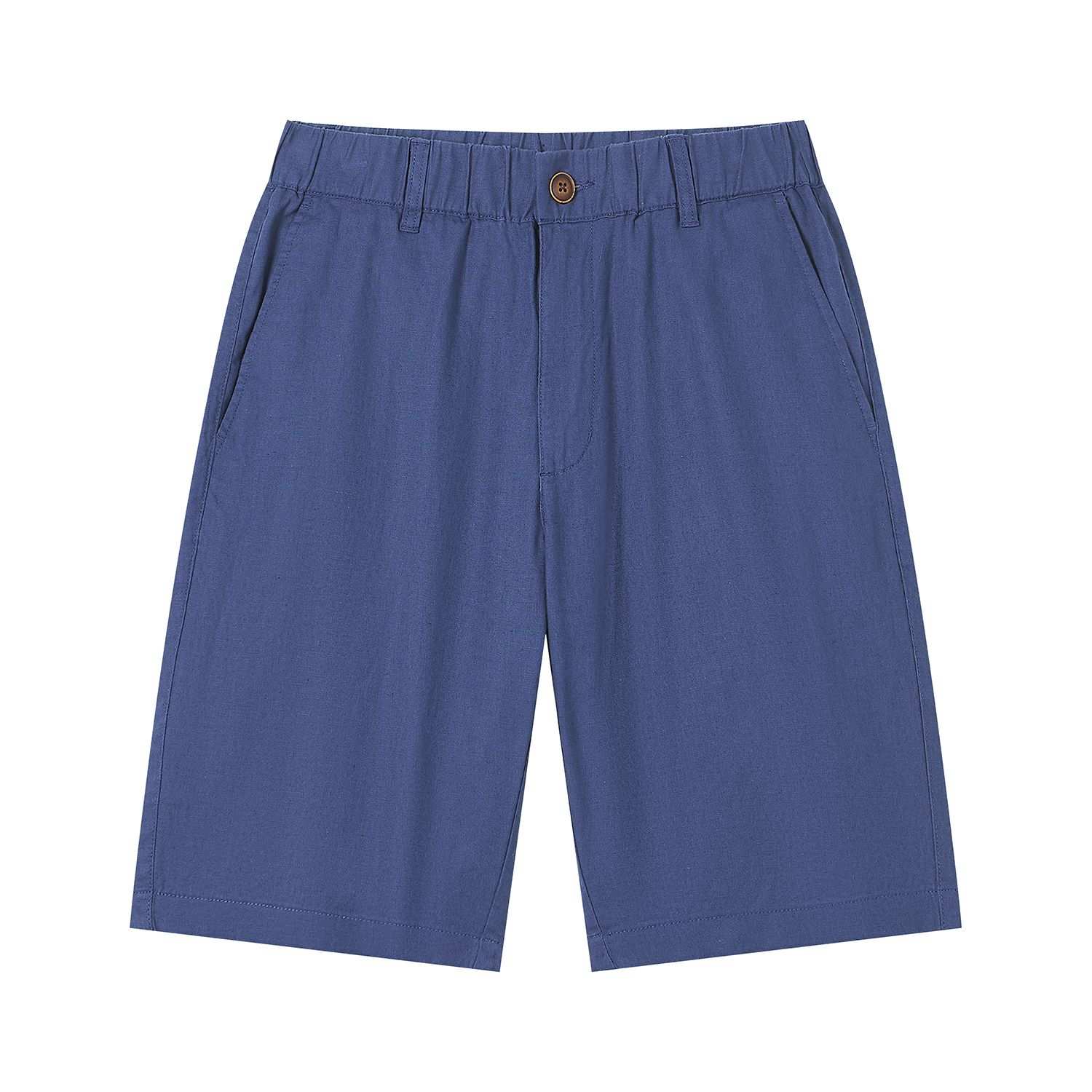 Men's Slim Linen Cotton Bermuda Shorts - Image 3