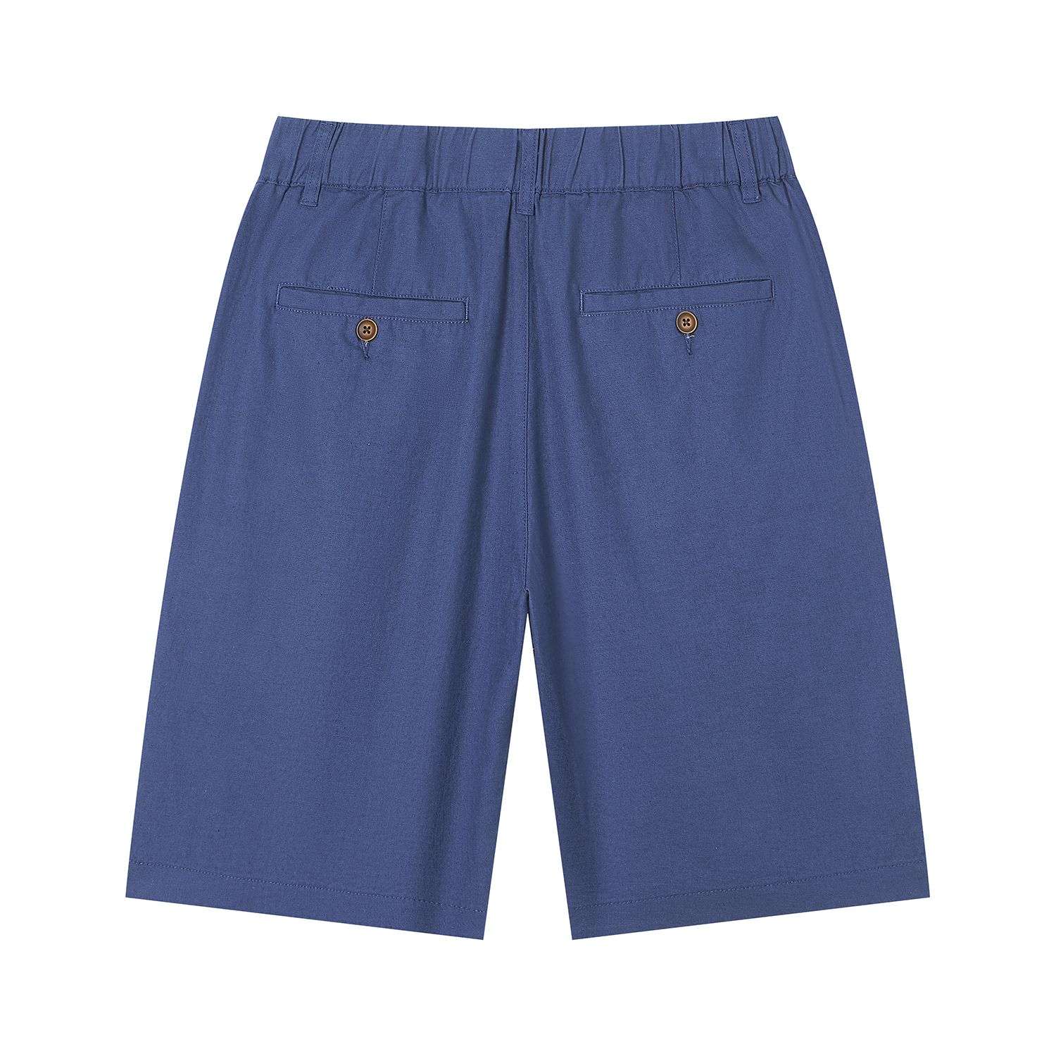 Men's Slim Linen Cotton Bermuda Shorts - Image 4