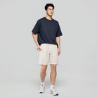 Men's Mid Rise Elastic Waist Shorts - Image 2