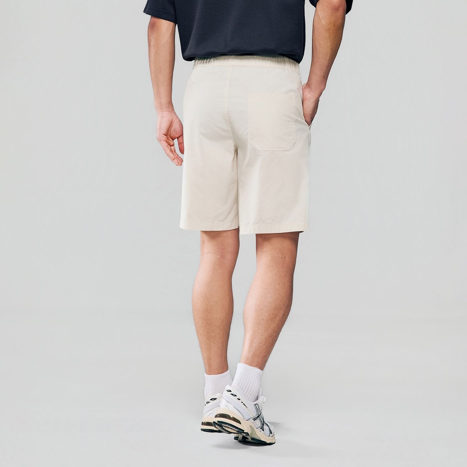 Men's Mid Rise Elastic Waist Shorts - Image 7
