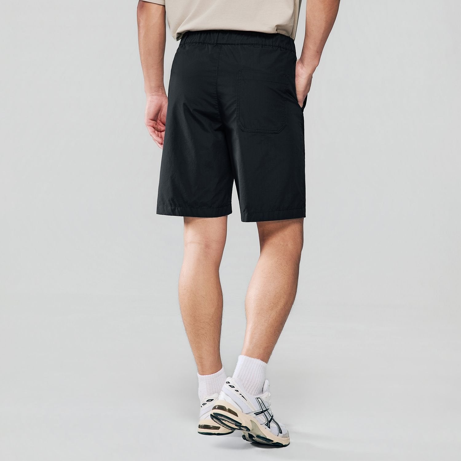 Men's Mid Rise Elastic Waist Shorts - Image 7