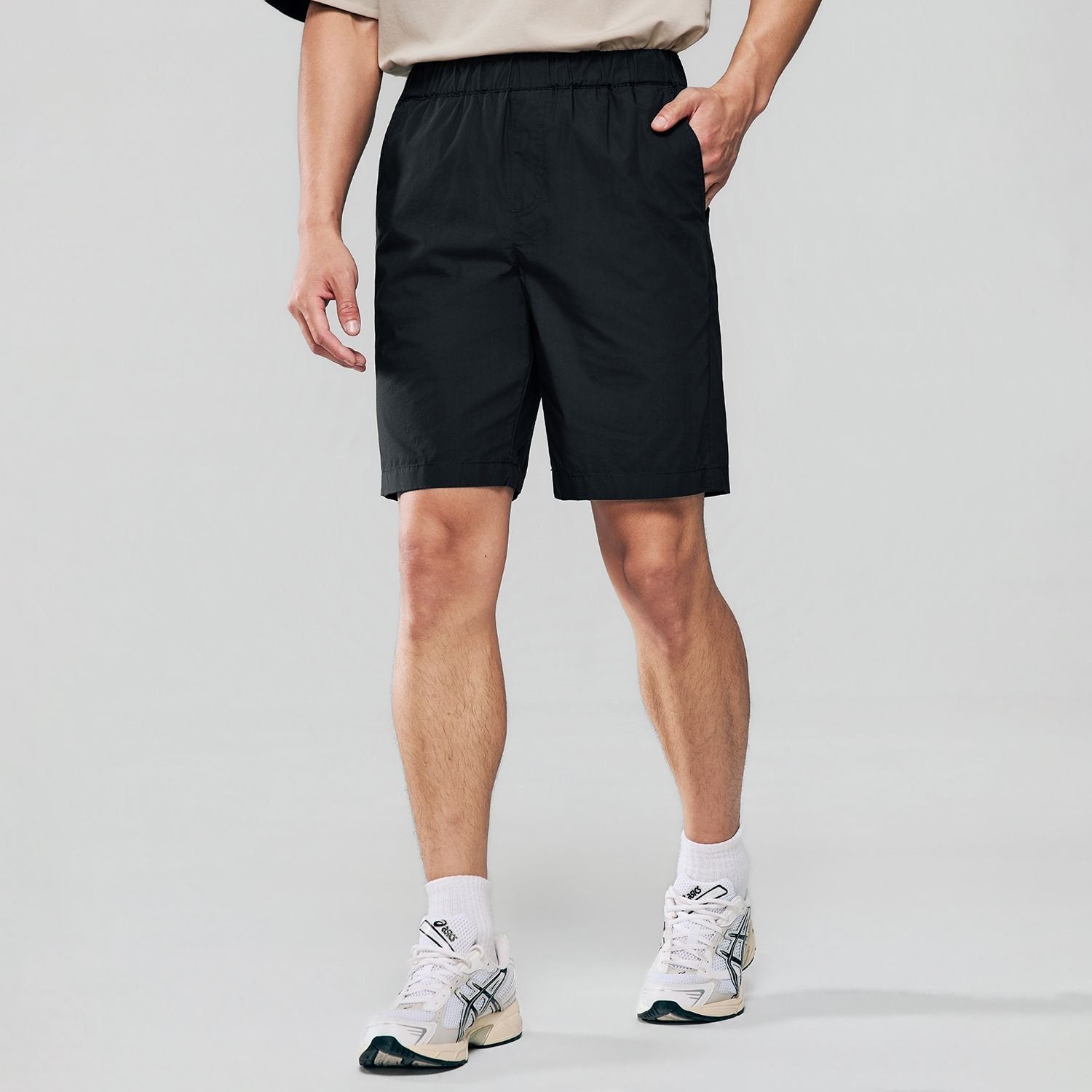 Men's Mid Rise Elastic Waist Shorts - Image 8