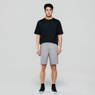 Men's Mid Rise Elastic Waist Shorts - Image 2