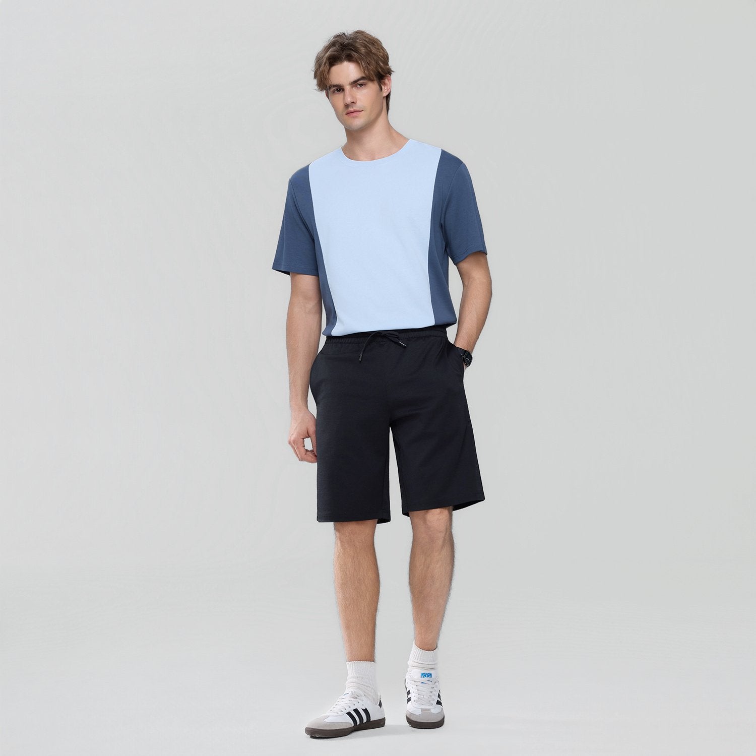 Men's Regular Fit Mid-Rise Everyday Comfortable Shorts - Image 1