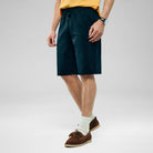 Men's  Mid Rise Regular Embroidery Shorts - Image 2