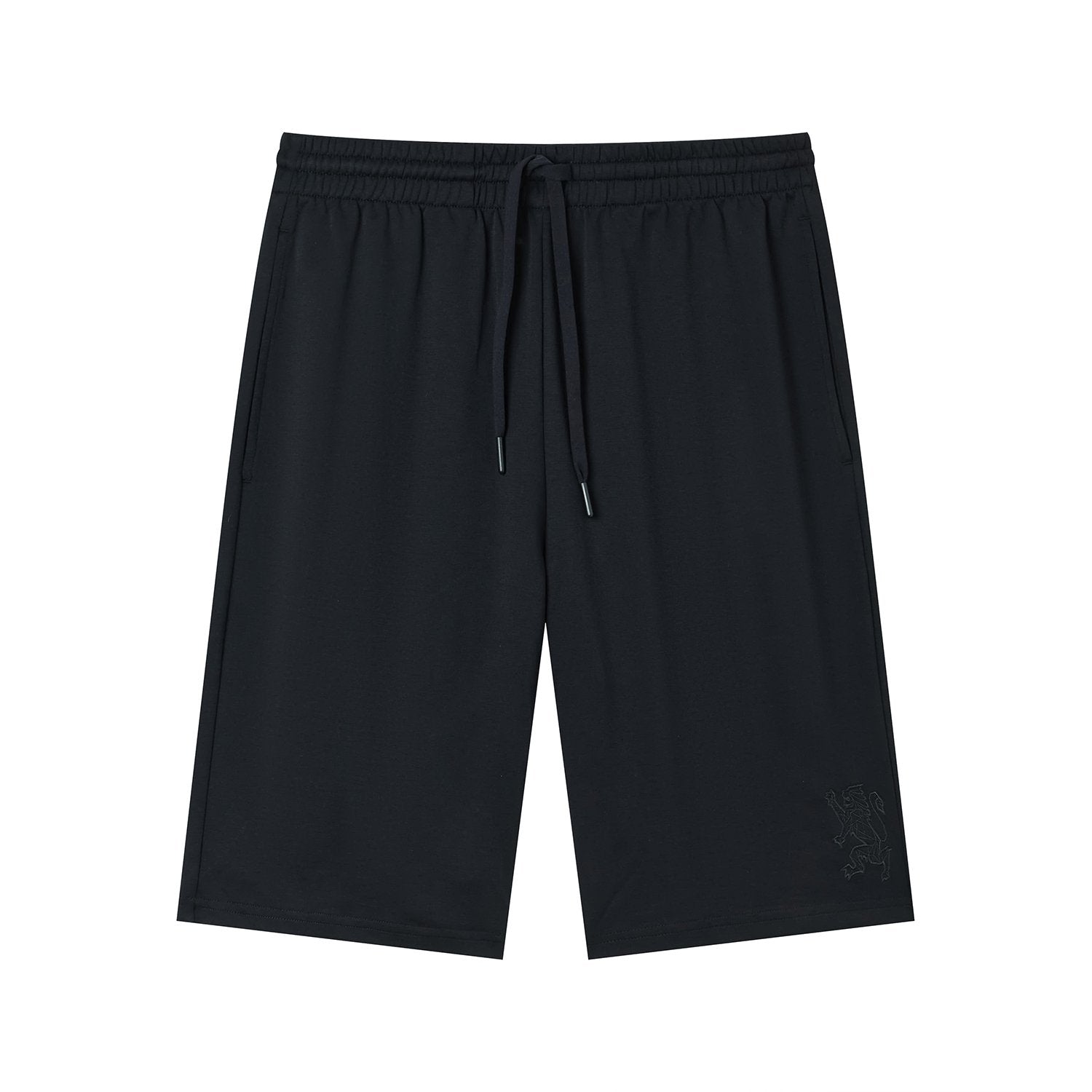Men's  Mid Rise Regular Embroidery Shorts - Image 6