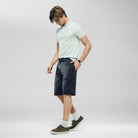 Men's  Mid Rise Regular Embroidery Shorts - Image 1
