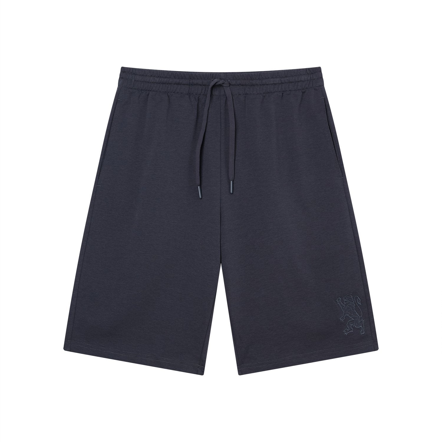 Men's  Mid Rise Regular Embroidery Shorts - Image 6