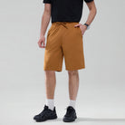Men's  Mid Rise Regular Embroidery Shorts - Image 3