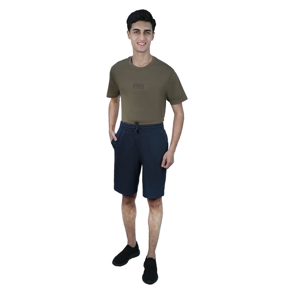 Men's  Waffle Mid Rise Relaxed Shorts - Image 2