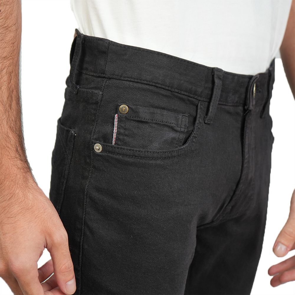 Men's Skinny Taper Low Rise Stretch Denim Jeans - Image 4