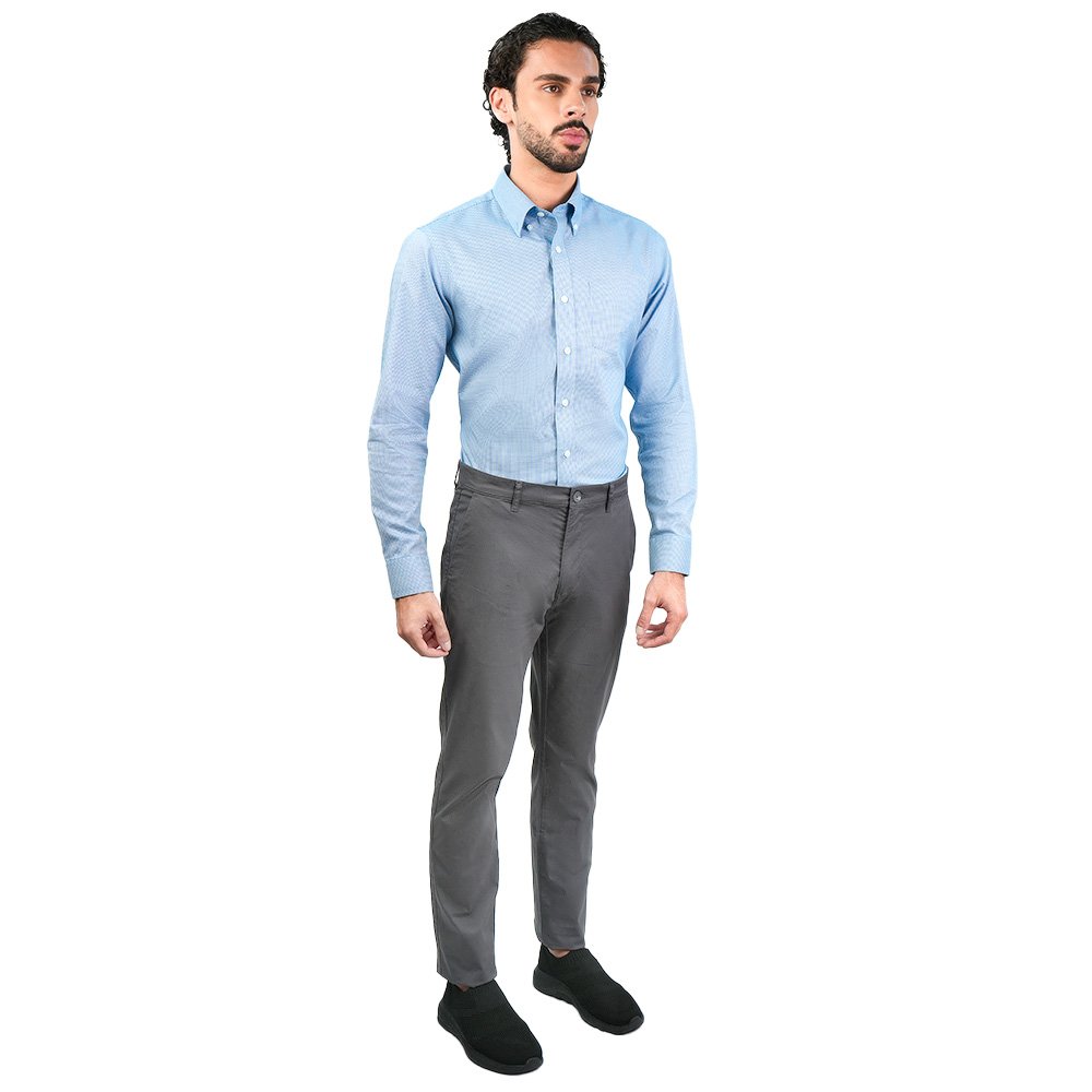 Men's Slim Tapered Low Rise Stretch Khakis - Image 2