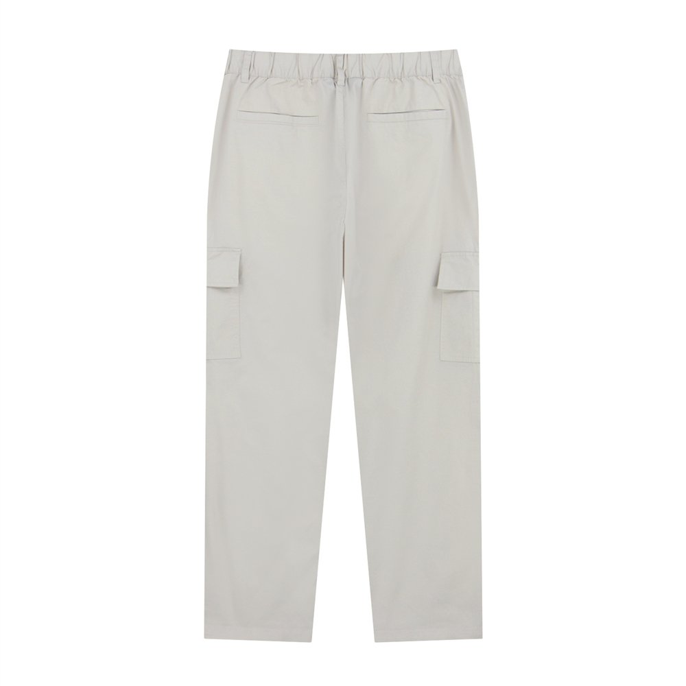 Men's Twill Relaxed Taper Elastic Waist Khaki Pant - Image 2