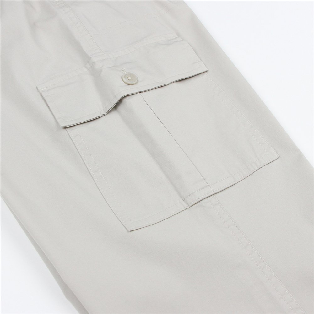 Men's Twill Relaxed Taper Elastic Waist Khaki Pant - Image 6